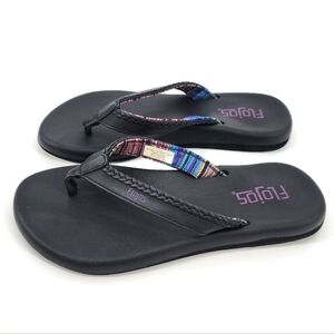 Flojos Flip Flops Sandals Braided Women's 6